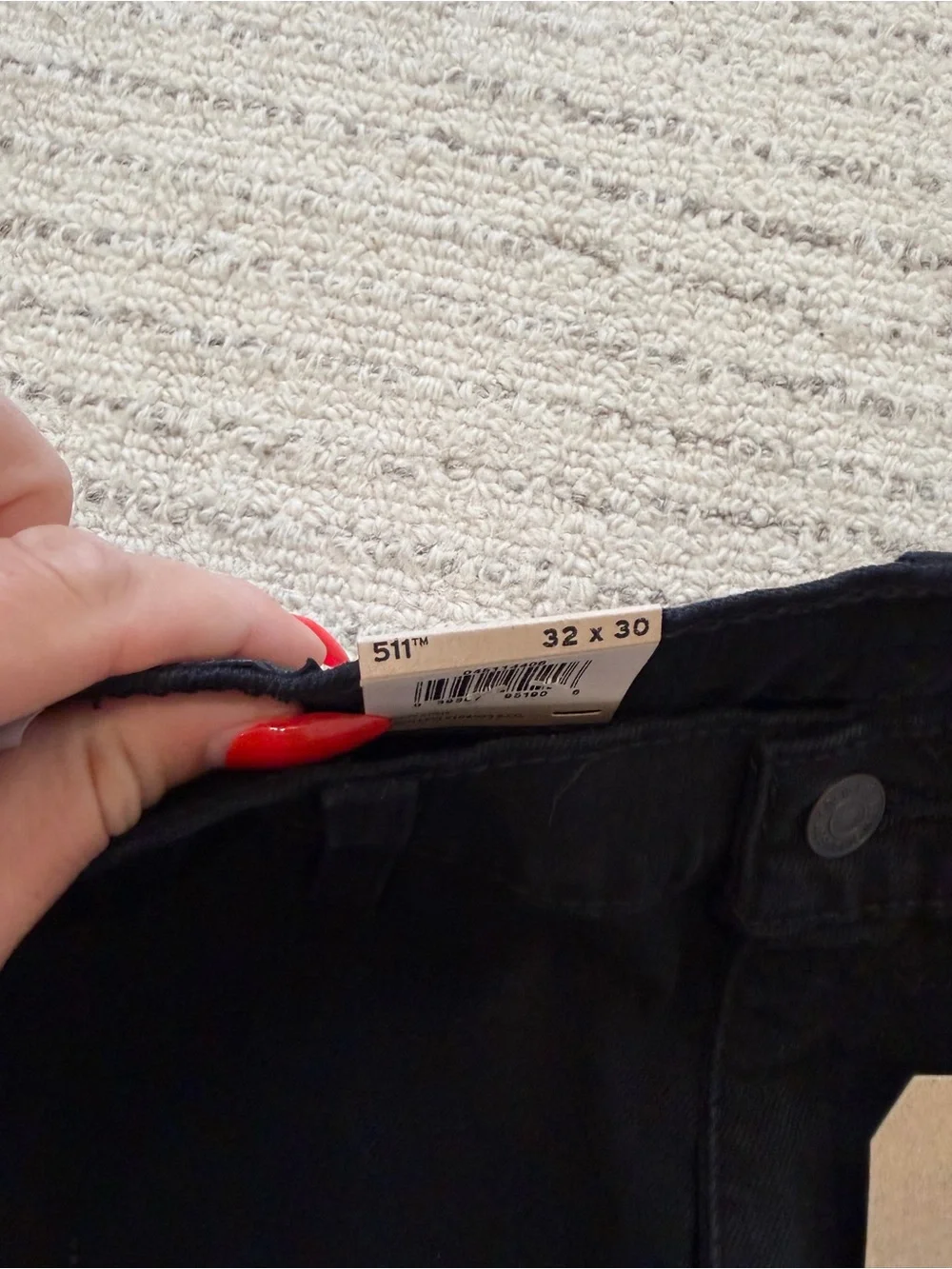 Levi's Slim Straight Jeans in Black